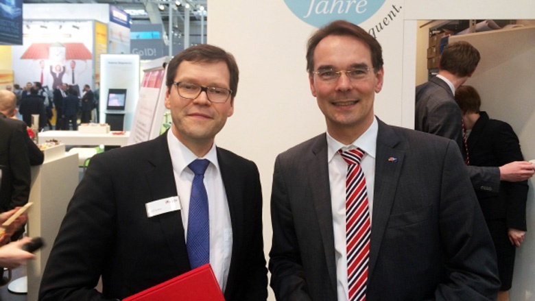 Rolf Sahre (MACH AG) und Ingbert Liebing Rolf Sahre (MACH AG) und Ingbert Liebing